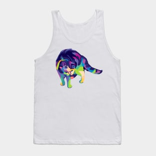 Cat Loading Confused Meme Tank Top